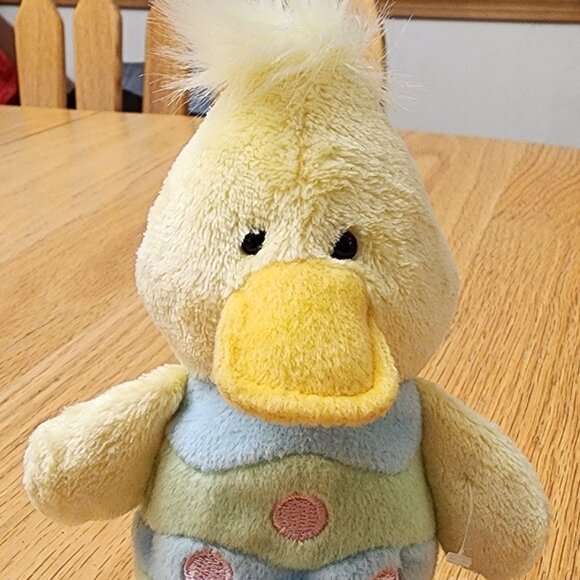 RUSS Easter Duck Plushie Stuffed Animal Toy - Picture 3 of 9